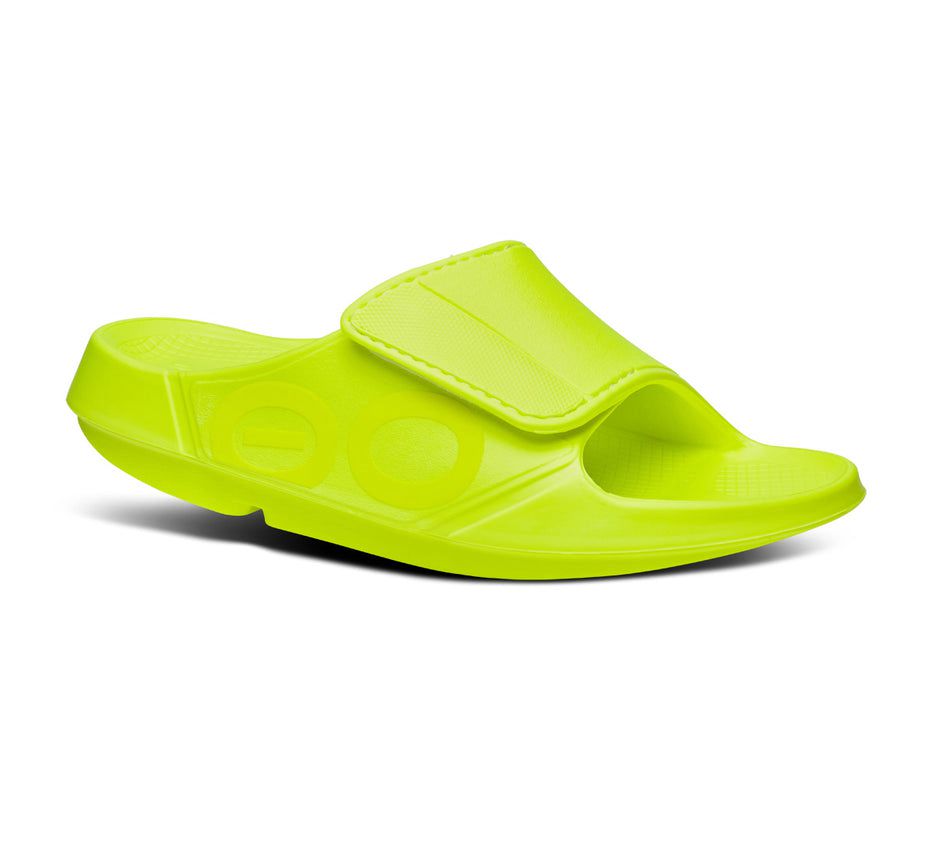 Oofos Men's Ooahh Sport Flex - Slide Green ( UJVNA-5309 )